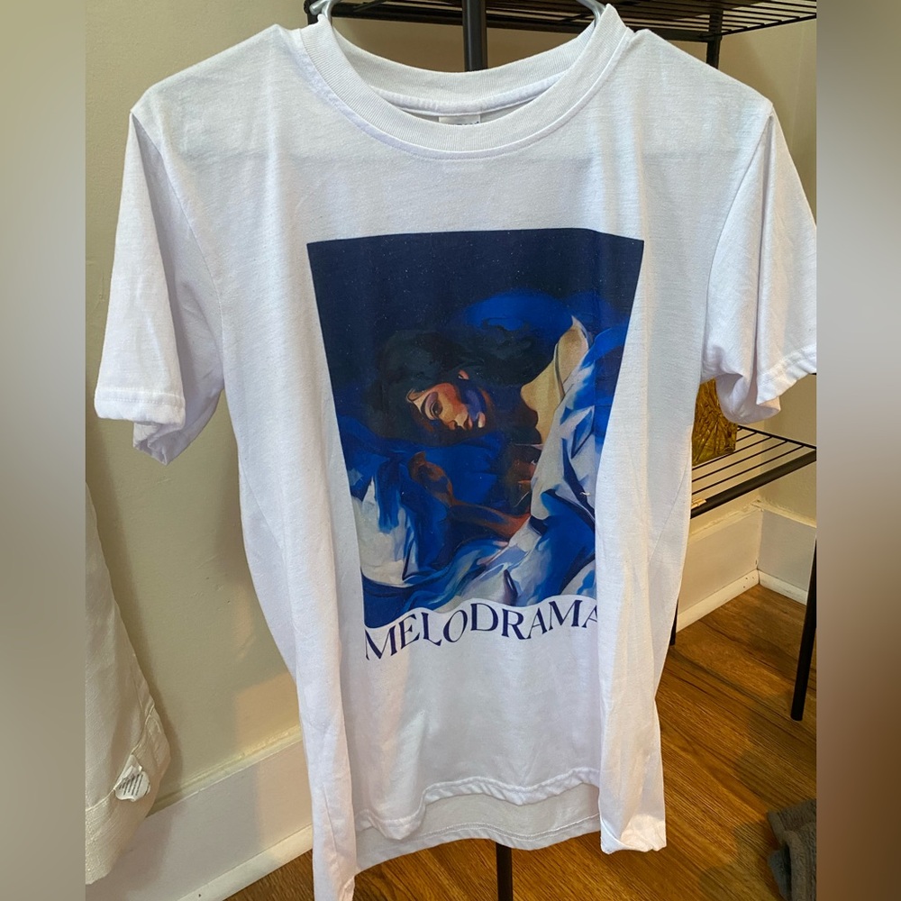 White Melodrama Graphic T-Shirt